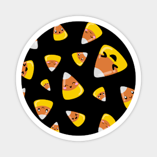 Cute Face Candy Corn Magnet